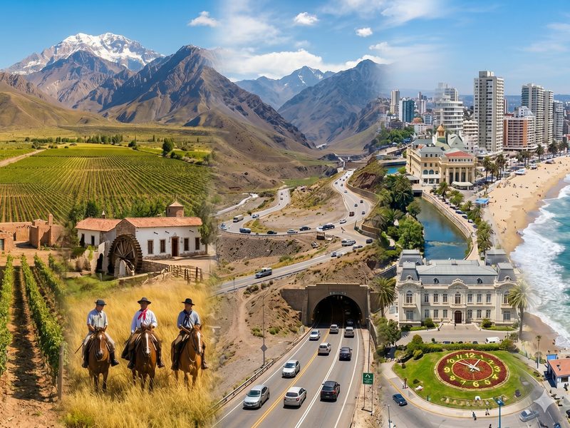 Mendoza y Viña del Mar