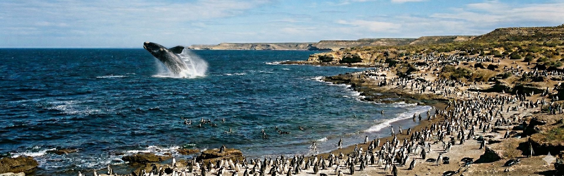 Ballenas y Pingüinos
